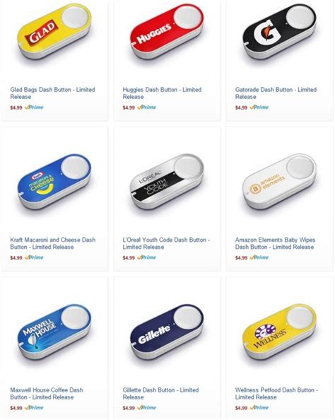 amazon starts charging   dash buttons   ordering  cinch geekwire