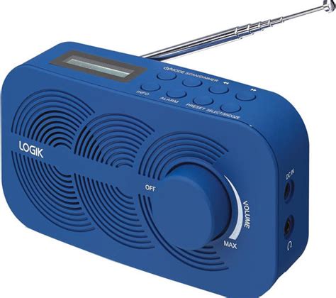 logik lrndab portable dab radio blue currys business