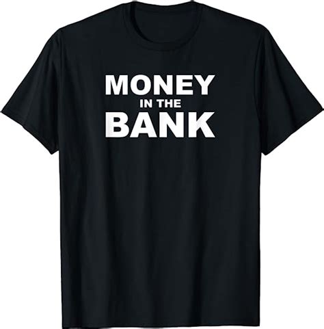 money   bank  shirt amazoncouk clothing