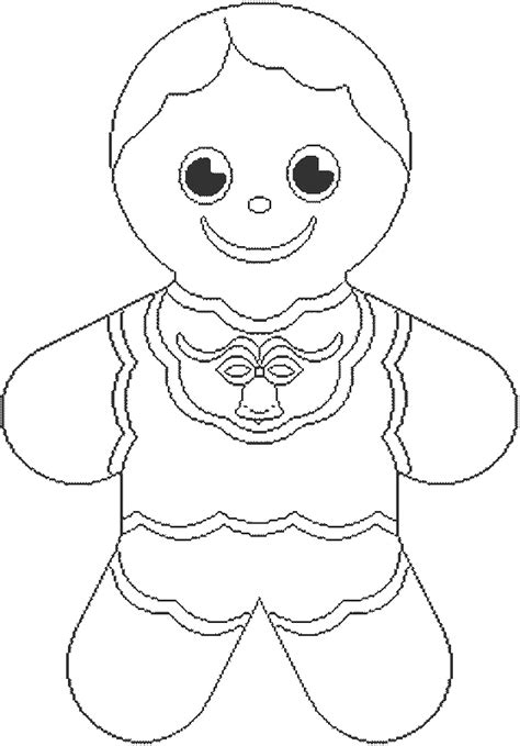 gingerbread boy coloring pages gingerbread coloring pages