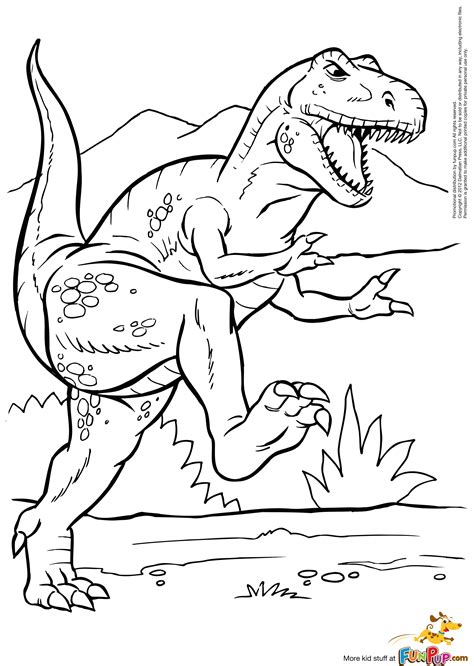 cute  rex coloring page coloring home