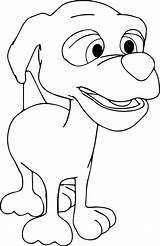 Coloring Dog Happy Wecoloringpage Pages sketch template