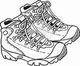 Hiking Clipart Boot Boots Shoes Drawing Clip Getdrawings Clipground Hike Cliparts sketch template