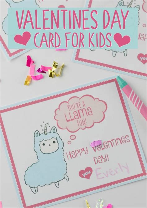 easy   valentines card printables  kids houston mommy