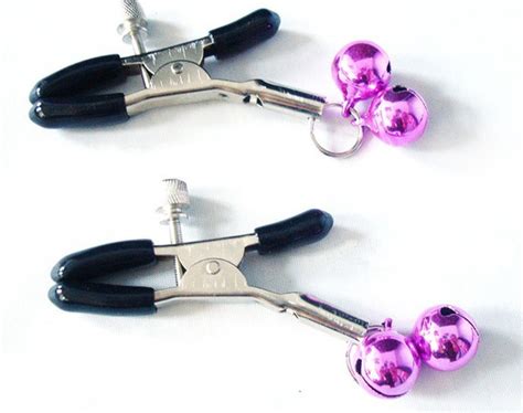 Fetish Tit Clip Nipple Clamps Play With Small Two Bells