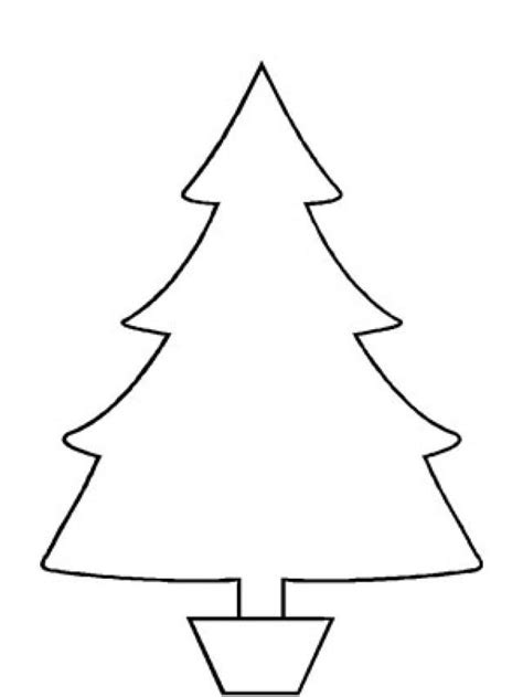 printable christmas tree templates   shapes  sizes