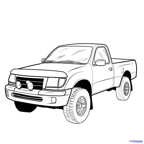 diesel truck drawings    clipartmag