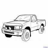 Truck Drawing Pickup Draw Outline Drawings Step Diesel Pick Trucks Easy Lifted Sketch Car Kids Clip Pencil Simple Dragoart Ford sketch template