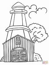 Lighthouse Coloring Sweden Pages Printable Color sketch template