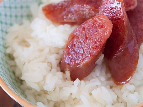 chinese sausage  rice recipe steamy kitchen