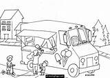Ice Cream Coloring Pages Truck Printable Parlor Shop Kids Color Trucks Print Clipart Boys Getcolorings Adults Popular Library Getdrawings Coloringhome sketch template
