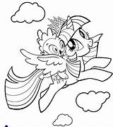 Pony Unicorn Skystar sketch template