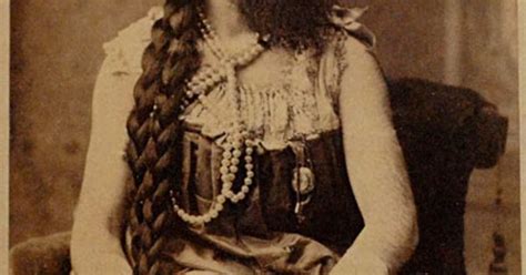 la femme à barbe annie jones 1890 a rarity pinterest