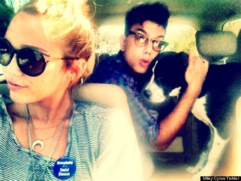 Miley Cyrus Sports Anti Homophobia Pin Photos Huffpost