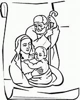 Coloring Pages Holy Printable Family Related sketch template