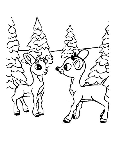 rudolph coloring pages learn  coloring