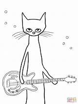 Pete Cat Coloring Pages Printable Color Cats Christmas Clipart Warrior Print Printables Sheet Click Drawing Online Getcolorings Characters Kids Dot sketch template