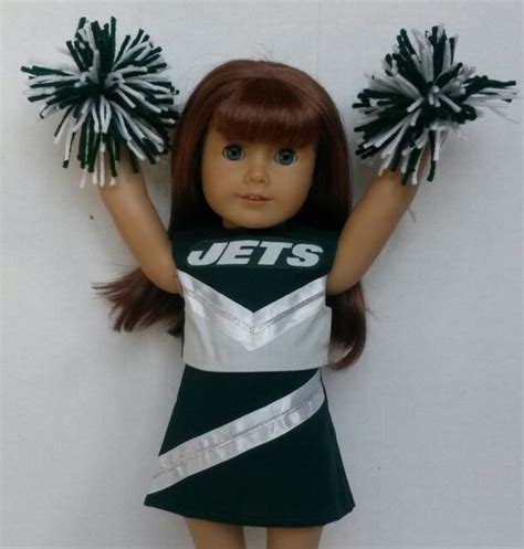 Doll Clothes Fits 18 American Girl Dolls New York Jets Cheerleader