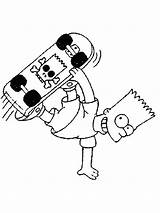 Coloring Pages Bart Skateboard Simpsons Skateboarding Printable Sheet Cool Skateboards Simpson Drawing Supercoloring Kids Print Gif Categories sketch template