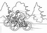 Ciclismo Ciclistas Colorir Kolarstwo Ciclista Radfahren Desenhos Drukuj Deportes Esportes Drucken sketch template