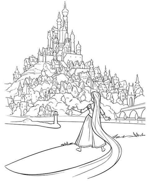 tangled tower coloring pages freeda qualls coloring pages