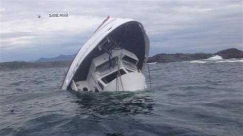 canadian officials whale vessel sinks  dead  rescued abc chicago