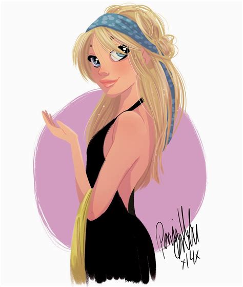 pernille Ørum pin up and cartoon girls art vintage and