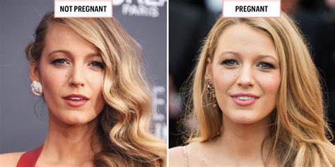 Celebrities When Pregnant Versus Not Pregnancy Glow Photos