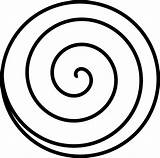 Spiral Template Coloring Pages sketch template