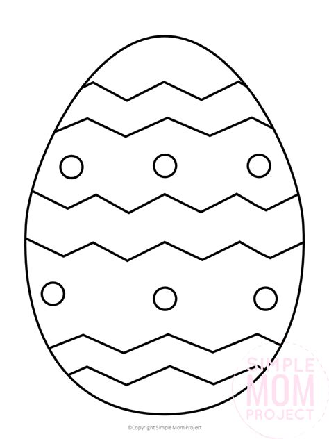 printable egg template easter printables  egg template