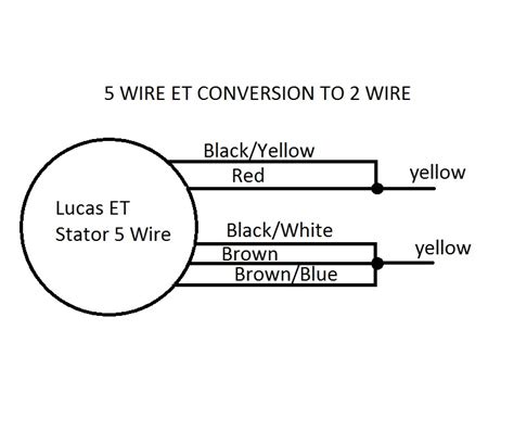 wire  stator conversion   wire  solid state regulator jrc engineering