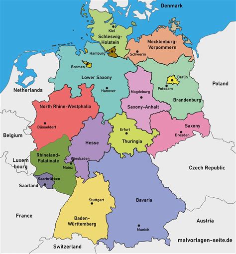 tolle politische landkarte deutschland kostenlos