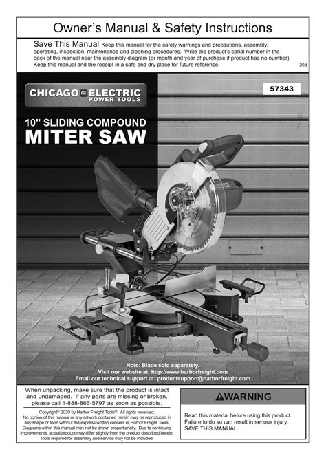 chicago electric  miter  parts diagram reviewmotorsco
