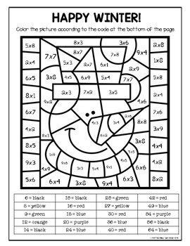 coloring pages christmas worksheets multiplication nethelienneel