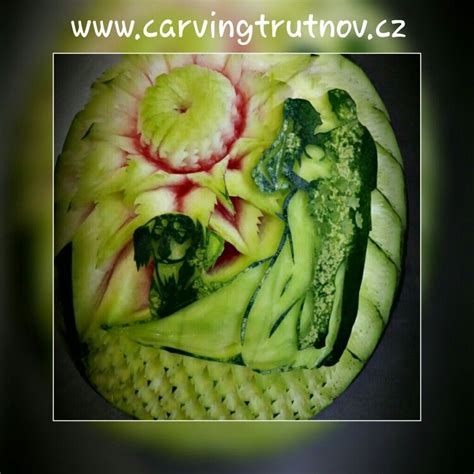 Carving Fruit Carving Watermelon Birthday T Thai