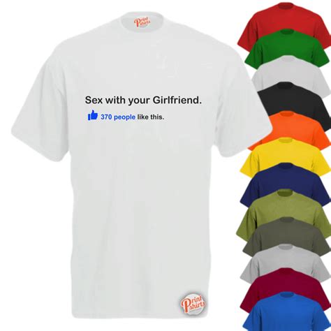 Sex With Your Girlfriend T Shirt Print Shirts Cheap Price High