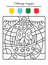 Zahlen Osterei Ausmalen Paques Magique Malvorlage Ostereier Ostern Pâques Schule Seepferdchen Coloriages Kostenlose sketch template