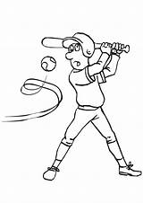 Baseball Tulamama sketch template