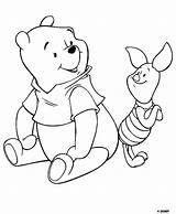 Pooh Coloring Pages Winnie Sheets Piglet Printable Color Eeyore sketch template