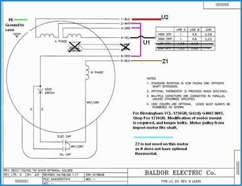 baldor motor wiring diagram  phase  faceitsaloncom