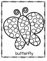 Dot Printables Coloring Pages Bingo Marker Markers Do Butterfly Printable Activity Preschool Aboriginal Painting Dauber Theme Worksheets Spring Circle Stickers sketch template