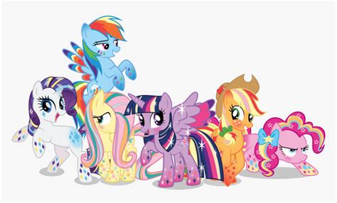 rainbow power ponies   pony power hd png