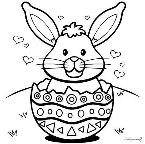 easter coloring  children easter kids coloring pages