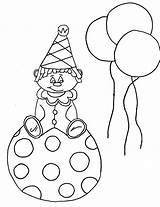 Coloring Clown Pages Clowns Printable Kids Face Party Ball Happy Craft Sad Template Coloringme Designlooter Getdrawings Krusty Drawing Bestcoloringpagesforkids sketch template