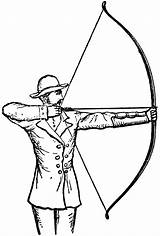 Archery Clipart Etc Recreation Outdoor Bow Original Gif Man Usf Edu Medium sketch template