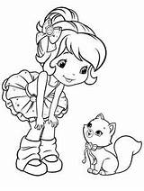 Coloring Strawberry Shortcake Pages Ballerina sketch template