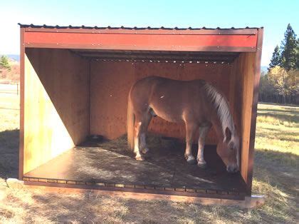 horse shed kit diy portable loafing shelter horse shed