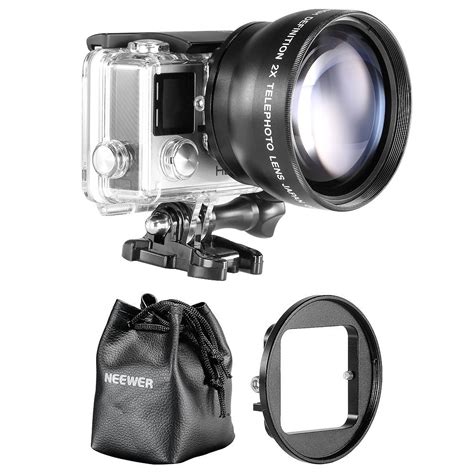 neewer mm high definition telephoto lens kit  gopro hero   items buy