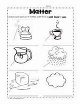 Matter States Worksheet State Kindergarten Worksheets Coloring Gas Printable Liquids Sheet Liquid Identify Clip Template sketch template