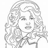 Dolly Parton Sheets sketch template